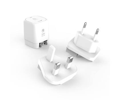 Ładowarka i akumulator Adam Elements OMNIA P3 USB-C 33W Compact Wall Charger biały
